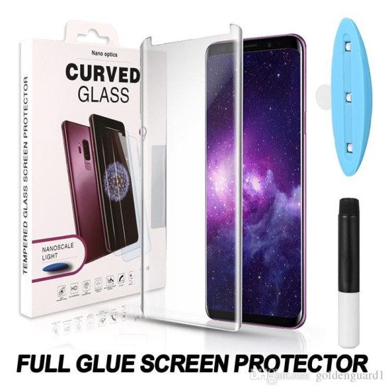 PELICULA DE VIDRO UV FULL GLUE NAVO OPTICS CURVED ONEPLUS 7 PRO TRANSPARENT